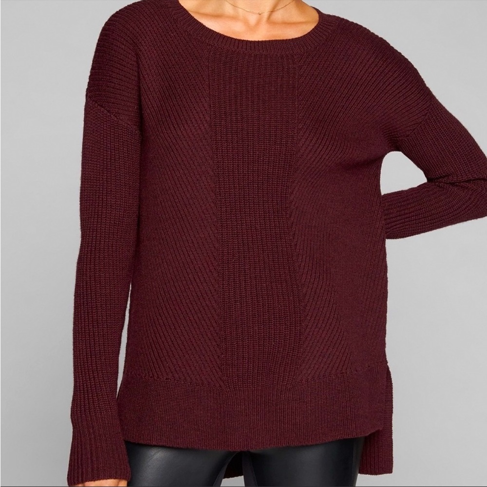 Athleta •XS• Extra Fine Merino Wool Blend Knit Tunic Sweater
